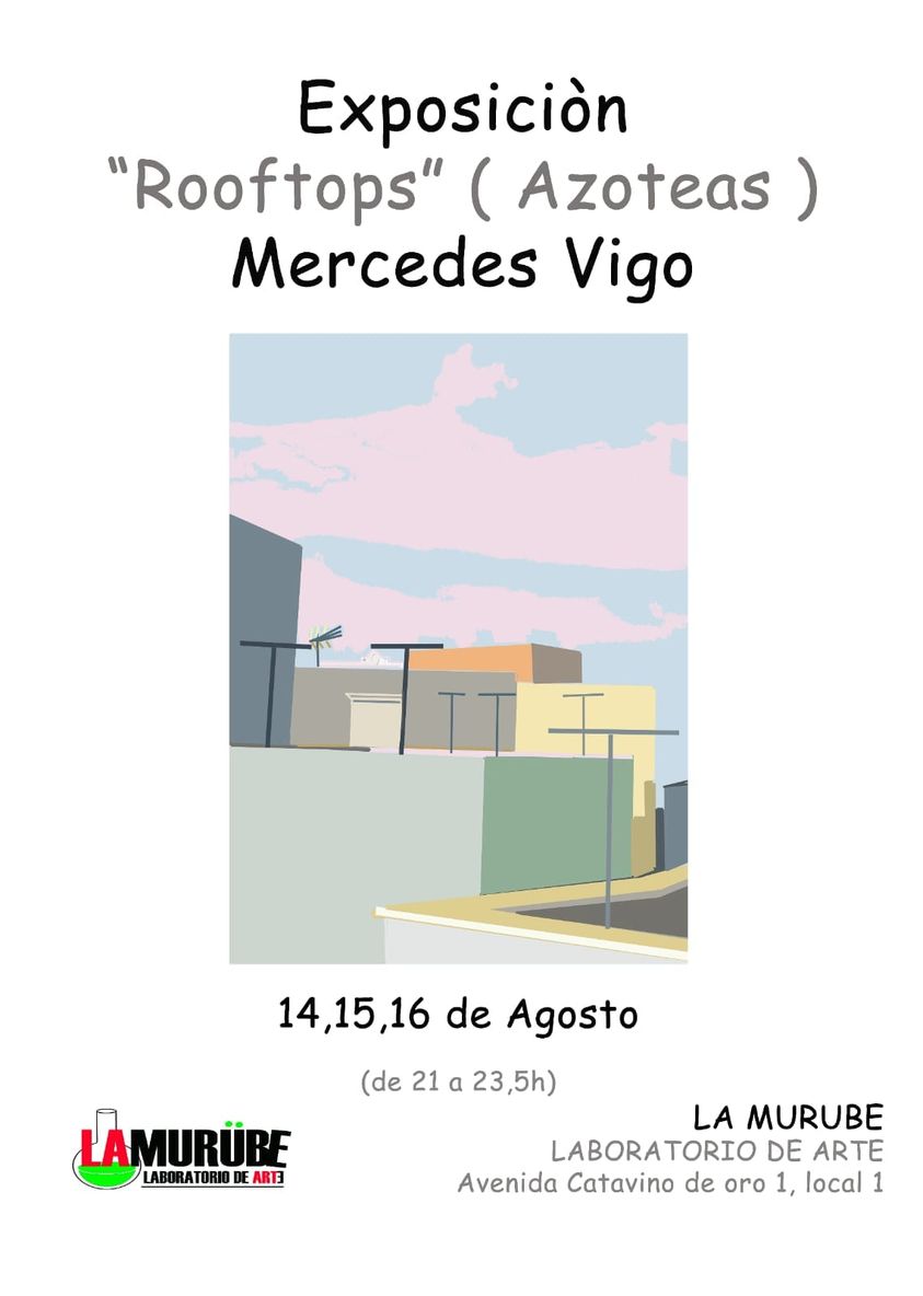 Exposición "Rooftops" (Azoteas) de Mercedes Vigo